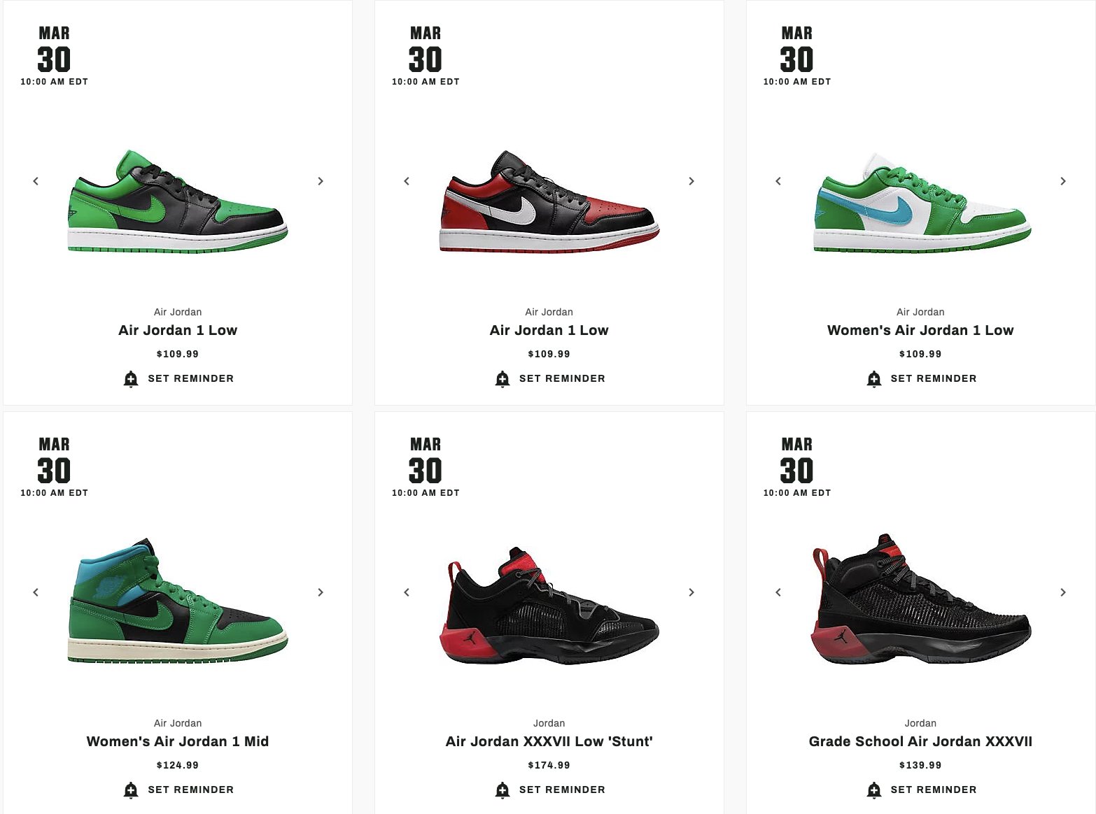 Jordan 1 shop through 30