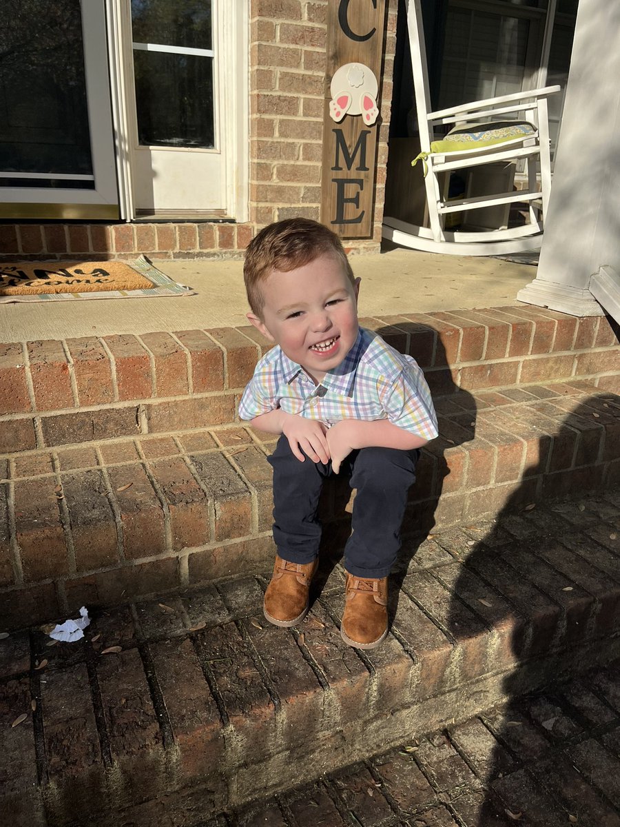 smiles278's tweet photo. It’s my favorite job in the whole world! Today I get to be 100 percent mama! We’ve heard the songs a million times and been asked just as many times if we were coming to watch him. 😉😂
 I sure am buddy! #preschoolprogram #easter https://t.co/VfqftapO0f