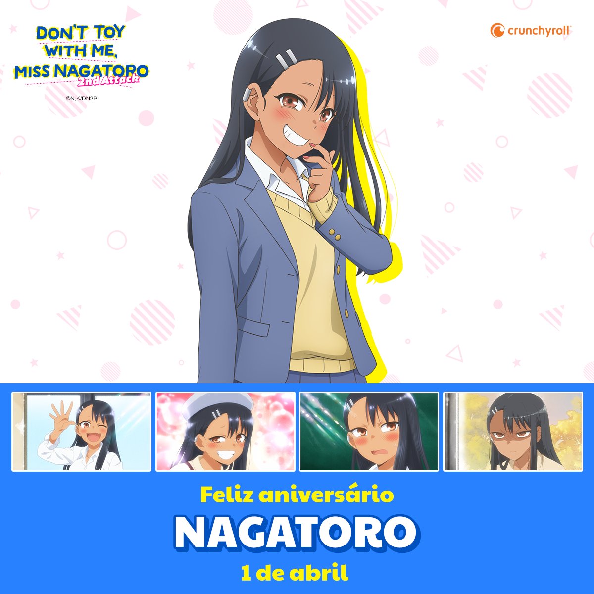 Molenga, molenguinha  DON'T TOY WITH ME, MISS NAGATORO (Dublado) 