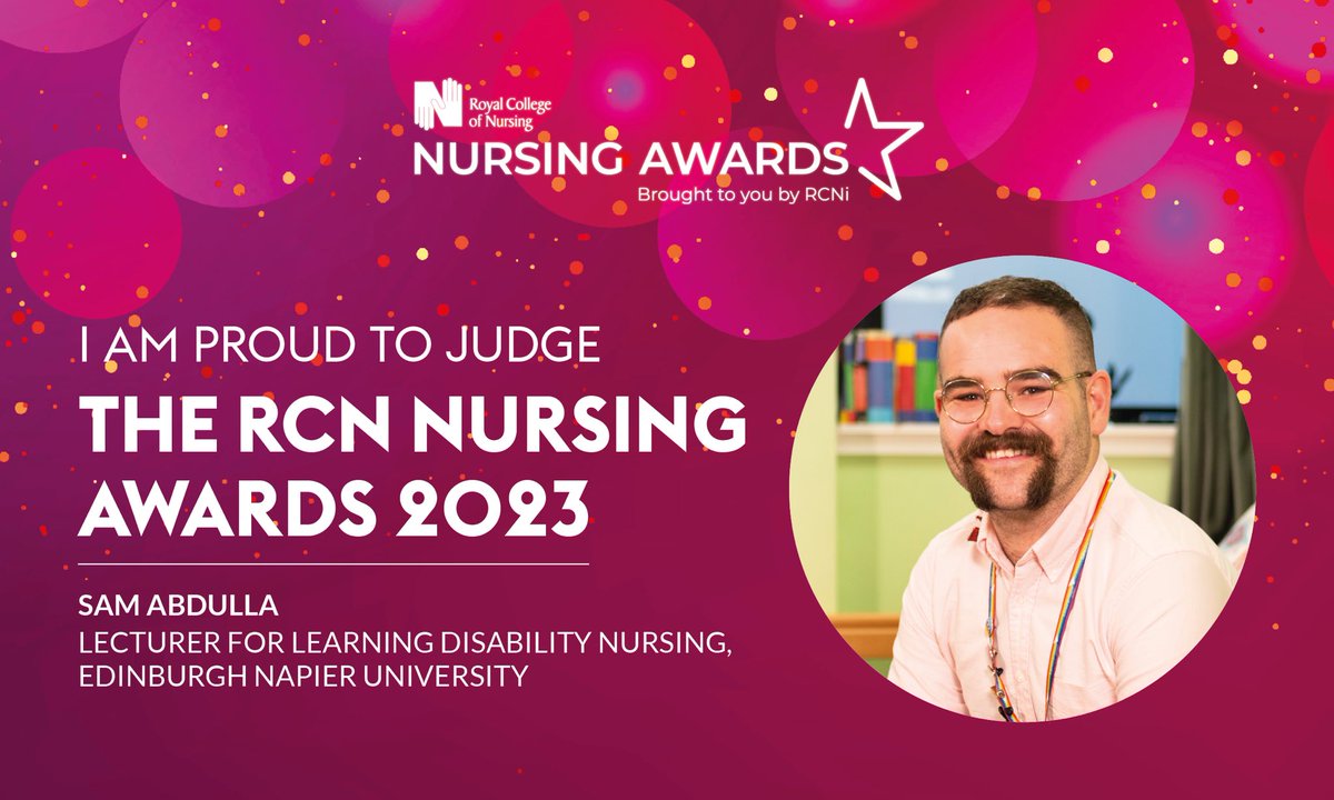 I am proud to be a judge for the RCN Nursing Awards.
The #RCNawards are a great way to celebrate the exceptional care that nurses deliver every day.
If you've worked on an inspirational nursing initiative, share your practice and ENTER NOW (closes 28 Apr)
rcn-nursing-awards.co.uk
