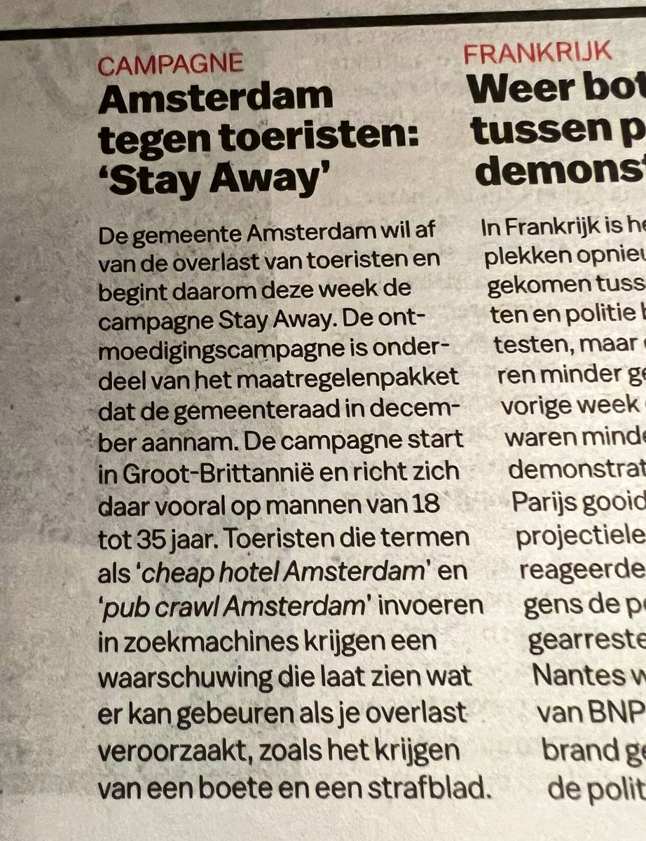 DoetsElske's tweet image. Tsja hoe pak je #overtoerisme aan? Door symptoombestrijding of echte structurele maatregelen om te beginnen met #truepricing