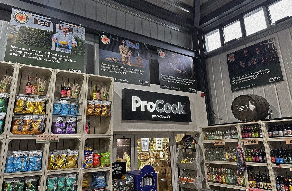 designtribe's tweet image. Telling the stories of #local #Welsh food producers - it's great to see the #graphic panels we designed for Pughs Food Halls up in Radyr, Wenvoe and their Garden Kitchen in Rogerstone - including some fantastic photography by Owen Mathias. #YourCreativeGuides