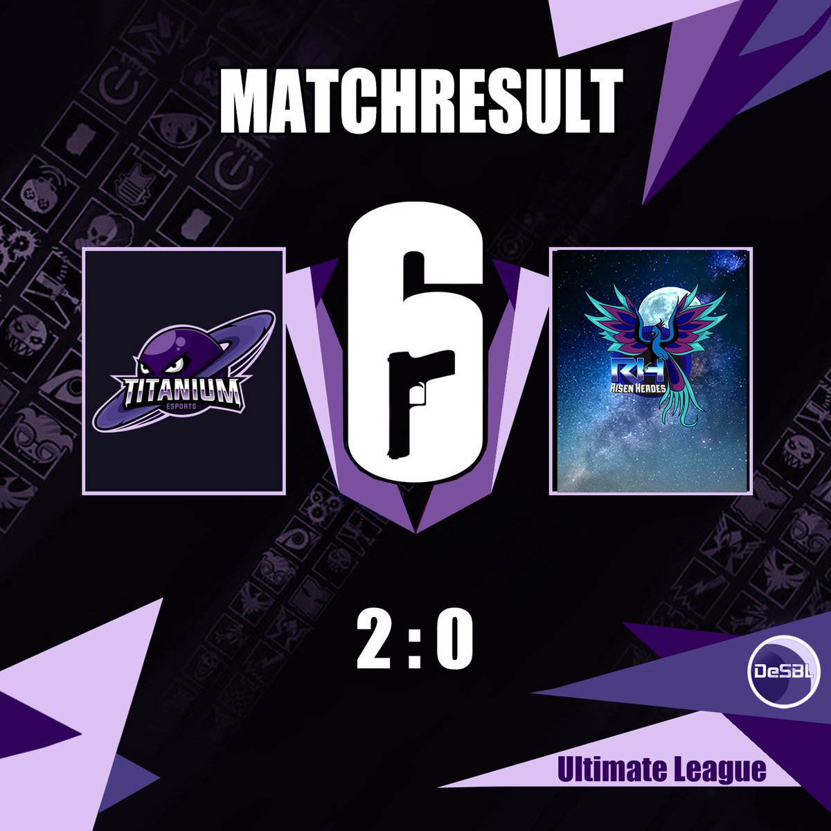 +++MATCHRESULT+++

Gestern Spielte unser XBOX Team Ottergang ihren 2. Spieltag in der @ig.desbl in der Ultimate League gegen @risen_heroes und konnte sich einen 2:0 Sieg auf folgenden Maps holen , 

Skyscraper: 7:2
Oregon: 8:7

Dickes GG und viel erfolg weiterhin in der Liga.

🪐