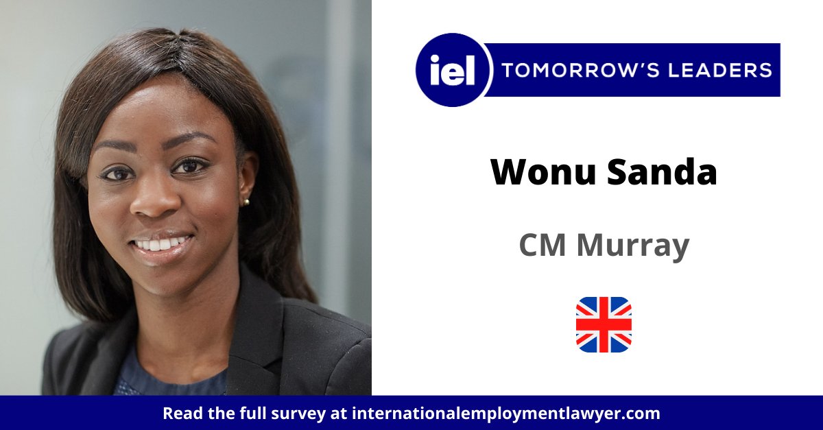 🏆 Delighted to announce that Senior Associate Wonu Sanda has been recognised in International Employment Lawyer's Tomorrow's Leaders Survey 2023 🏆 You can view the full survey and Wonu's profile here: internationalemploymentlawyer.com/surveys/tomorr…
#ukemplaw #employmentlaw <a href="/IEL_reports/">International Employment Lawyer</a>