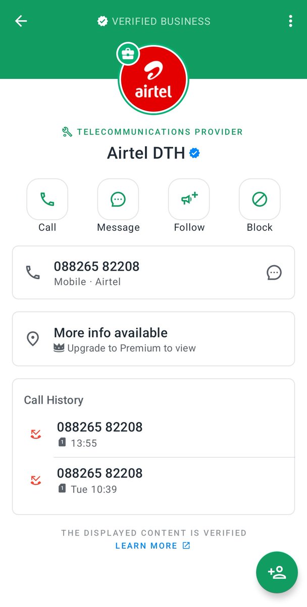 Raj_Choudhary02's tweet photo. @airtelindia @airtelnews @airteldth1 @TRAI 
Even after many time request for not calling me and complaint dnd but airtel dth don't want to stop calling .
Any solution please https://t.co/ZaUvOrQiy0