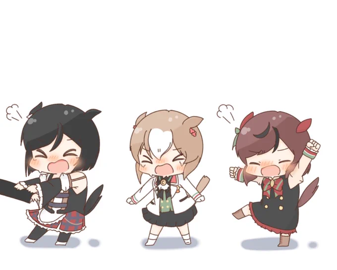 ここに3人の駄々っ子がおるじゃろほれ!好きなのを持って行きなさい! 