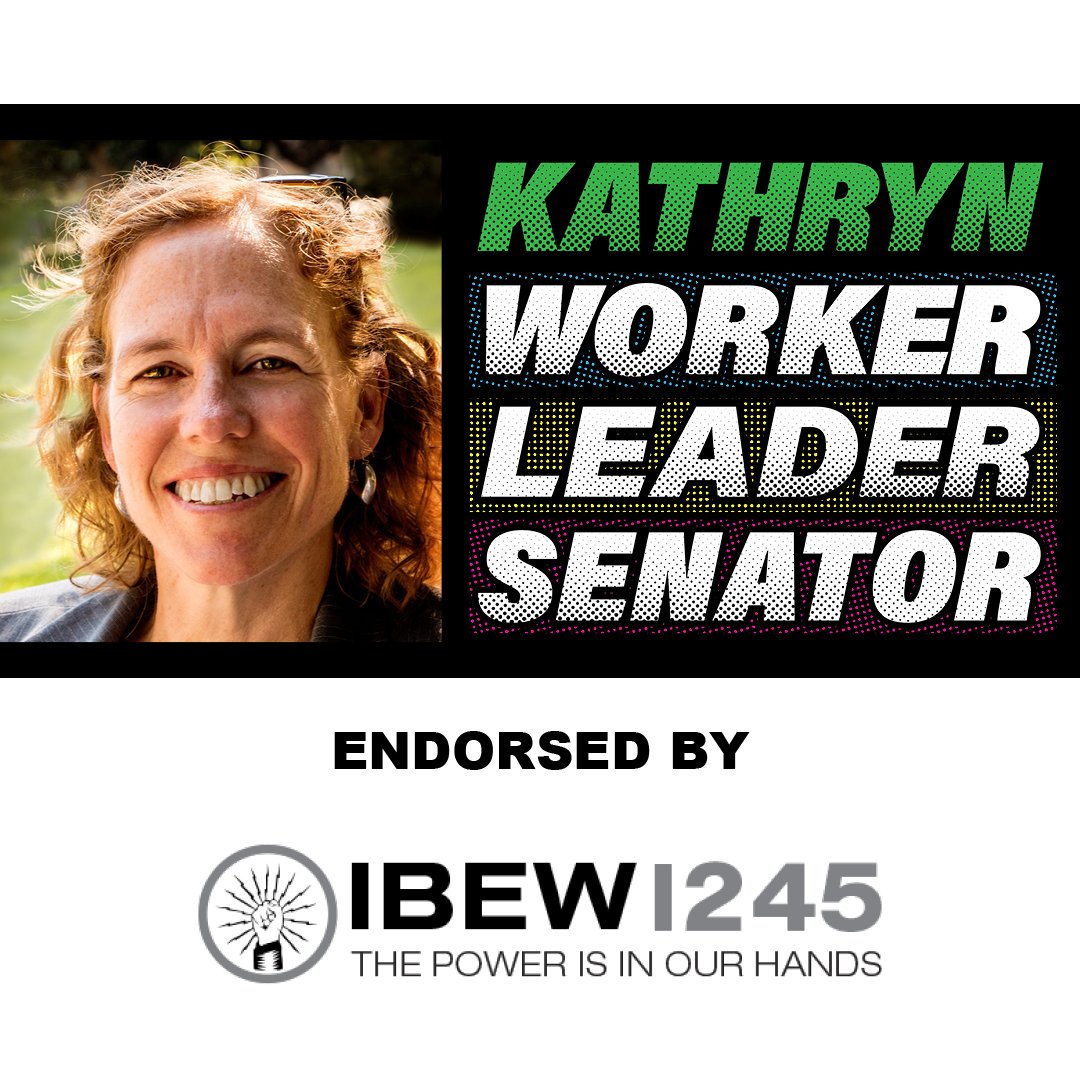 Kathryn Pro-Choice Lybarger (she/they) (@kathrynlybarger) on Twitter photo I’m so honored to have the endorsement of the heroes at the International Brotherhood of Electrical Workers Local 1245 (<a href="/IBEWlocal1245/">IBEW Local 1245</a>.) They work under extreme weather conditions to restore electricity and keep all of us safe. I’m so honored to have the endorsement of the heroes at the International Brotherhood of Electrical Workers Local 1245 (<a href="/IBEWlocal1245/">IBEW Local 1245</a>.) They work under extreme weather conditions to restore electricity and keep all of us safe.