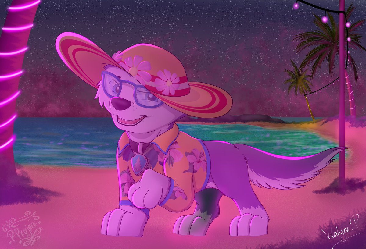 R_Project25's tweet image. Let&apos;s Go on a Vacation!
I always wanted to make a fanart of her wearing this suit since the &quot;Pups save a sliding chalet&quot; episode released. Thanks to @aldo_dax10  for helping me with the references 

DA : deviantart.com/chocky25/art/L…

@pawpatrol #PAWPatrol #Everest #FANART #Nickelodeon