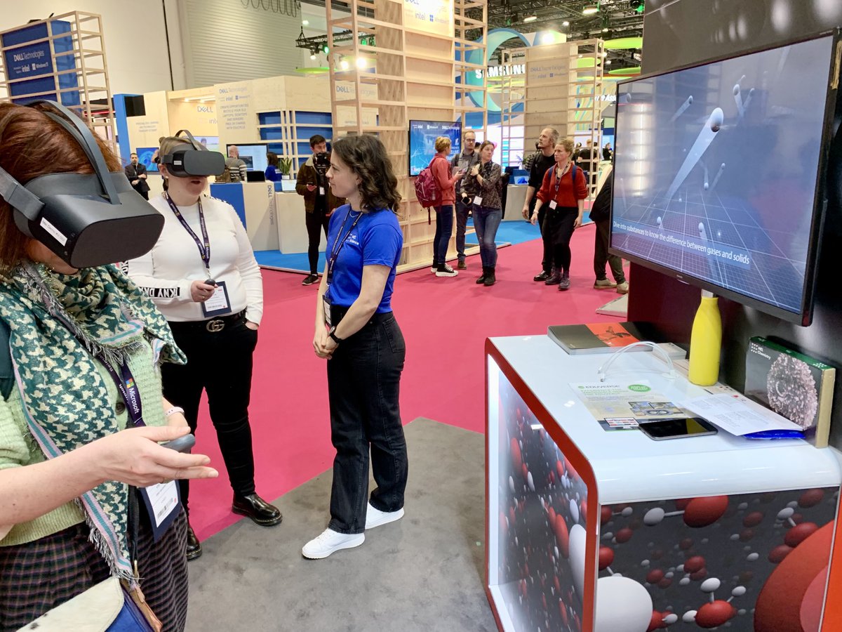 Ever been inside a diamond or helium balloon? Come and see what we’re all made of with MEL VR Science Simulations #bett2023 #redboxvr #picovr #scienceedu #chemistry #physics #scienceteacher #atoms