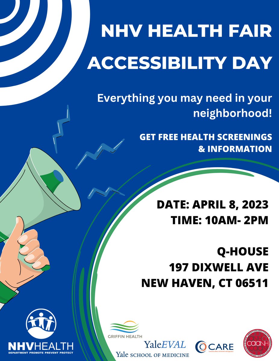 NHVPublicHealth's tweet photo. Come join us at the Q-House for our Health Fair on April 8th, 2023 from 10am-2pm! https://t.co/EMYB6Mo5us