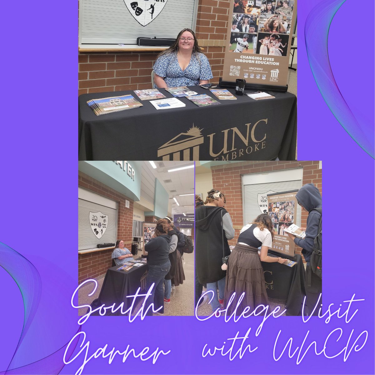 Thank you <a href="/uncpembroke/">UNC Pembroke</a> for letting our Titans soak up information about your university! What a delight to have you!