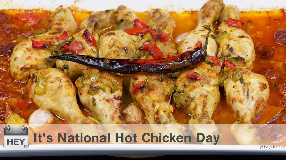 It's National Hot Chicken Day! 
#NationalHotChickenDay #HotChickenDay #Chicken