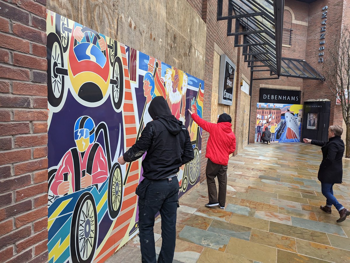 The work of an international artist is set to help revitalise Barrow’s town centre following a Government funding award. Full story: barrowbc.gov.uk/news/internati…