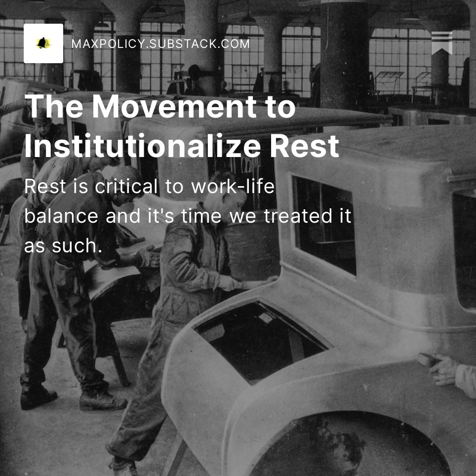 BellNewsletter's tweet photo. For too long, rest has been sacrificed to make way for an ever-demanding hustle and grind culture. 

@newton_tomo covers the roots and dire impacts of productivity-centric values, and what can be done to move past this: https://t.co/6tZh33GiFO https://t.co/ZhobfNqIxH