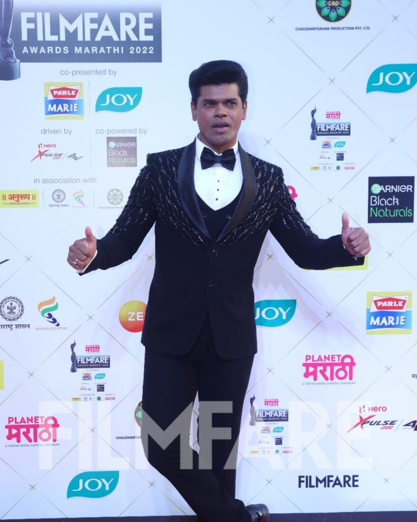 QuipyQuest's tweet image. #SiddharthJadhav arrives for the #PlanetMarathiFilmfareAwardsMarathi 2022. 🌟 bit.ly/3M7io8O