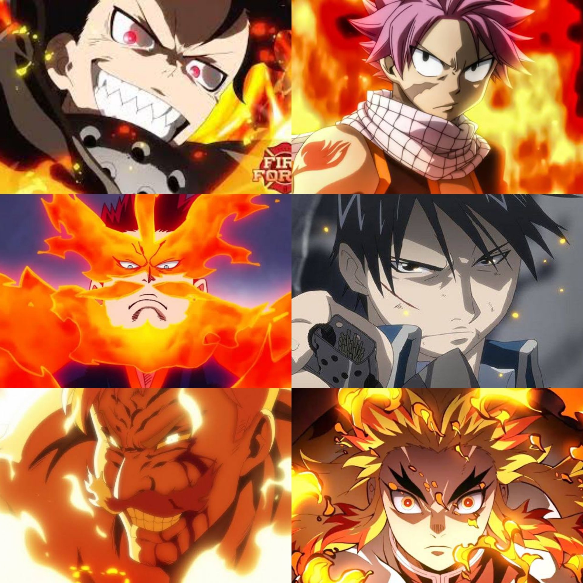 Top 10 Legendary Anime Fire Users - Vol 1 