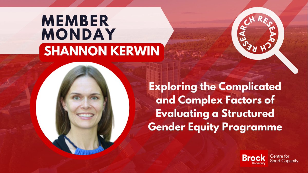 BUSportCapacity's tweet photo. What are some common issues related to gender equity that come to mind?🧐 
Discover the complex processes associated with evaluating gender equity programme initiatives in the sport context, with our member, @ShannonKerwin1's research: https://t.co/qX7LTVSLcO

@BrockSPMA https://t.co/bJdOLjaTfP