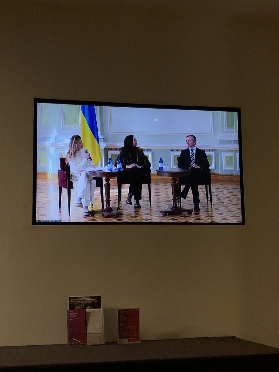khrystiamelekh's tweet photo. What a tremendous event chaired by @Orysiaua today at @ChathamHouse connecting leading diplomats and experts in Kyiv, London and New York to discuss the crisis for multilateralism #CHevent @CHUkraineForum @SergiyKyslytsya @EmineDzheppar @mezentseva_dep https://t.co/63B3YEKLCq