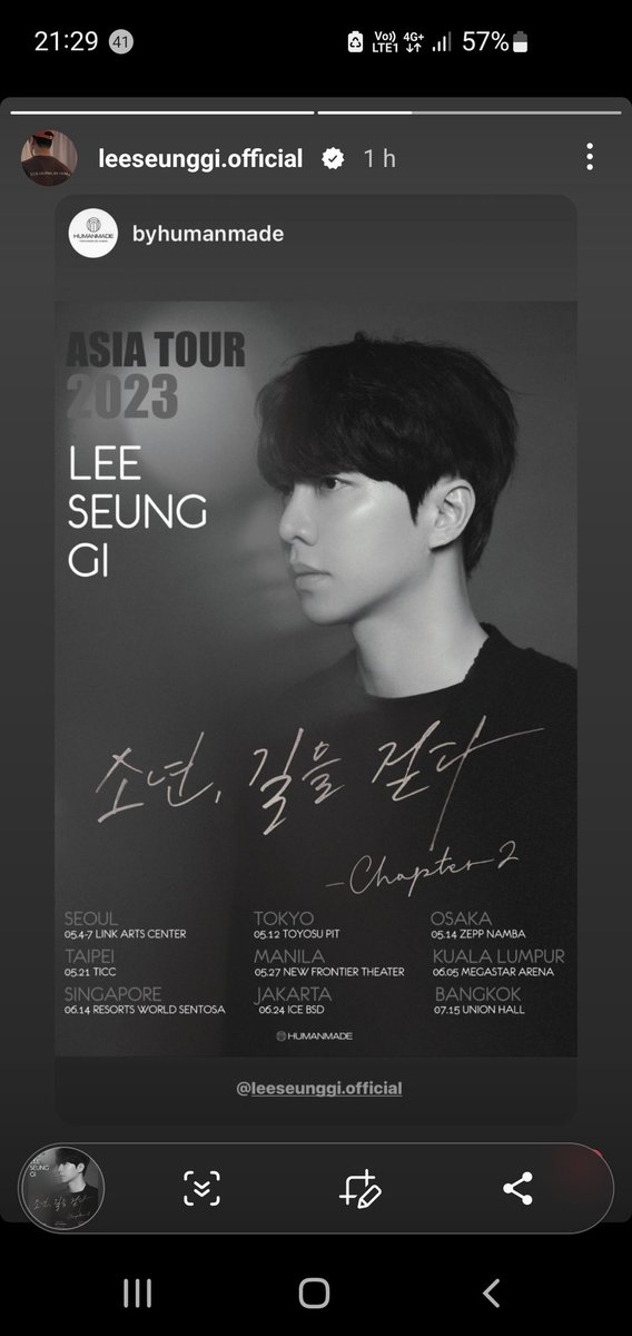 earthmagi's tweet photo. He's coming back to Singapore!! 🥳
#LeeSeungGi
#이승기 https://t.co/j2PbJYsKfs