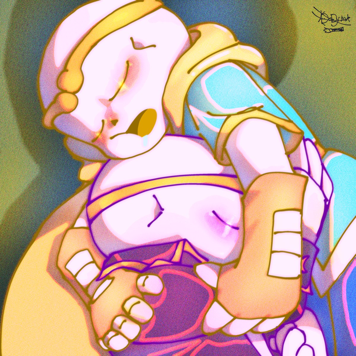 #nightmare #dreamsans
I couldn't figure out what to draw so I drew Dream sans and Nightmare sans