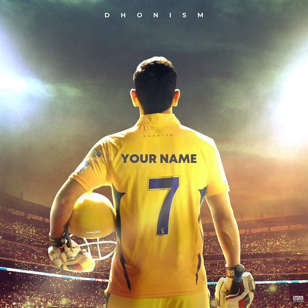 DHONIism's tweet photo. Here's the link to get 'YOUR NAME' on @MSDhoni's jersey 🦁💛

Link ▶️ https://t.co/ZyLdCntcnY

#MSDhoni #IPL2023 #WhistlePodu https://t.co/dIVShxAHHK