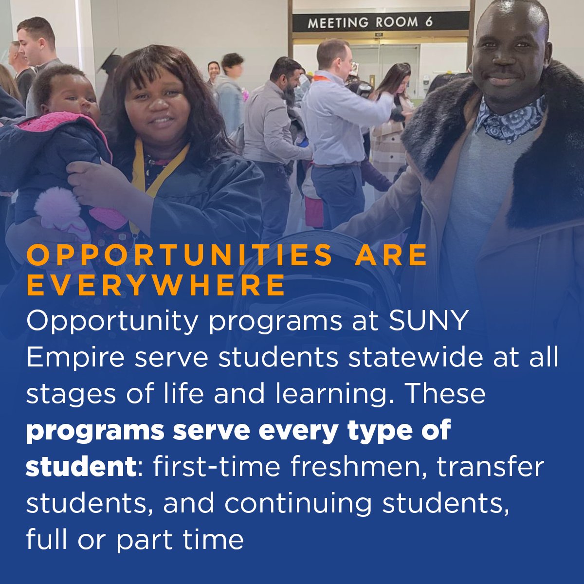 Programs for any student📓 Did you know @SUNYEmpire has opportunity programs for every kind of student? This includes first-time freshmen, transfer students, and continuing students📖