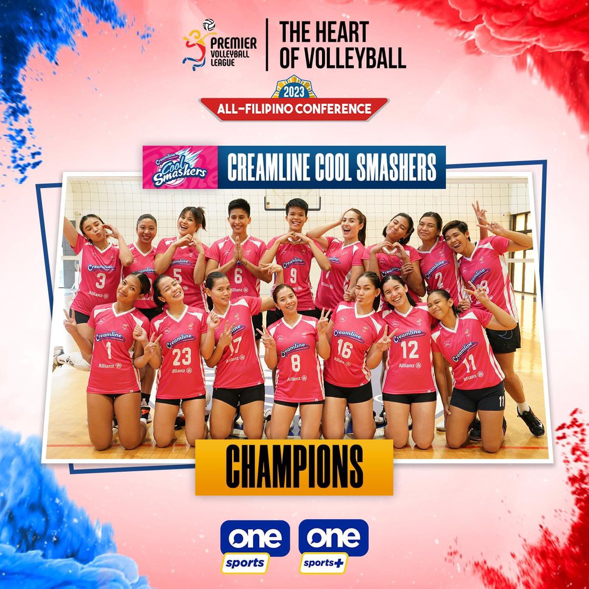 BB_ARSP's tweet photo. Congrats to my fave team, Creamline. 💓
#CreamlineCoolSmashers 
#PVLAllFilipinoConference2023 https://t.co/ThRTo5OljJ