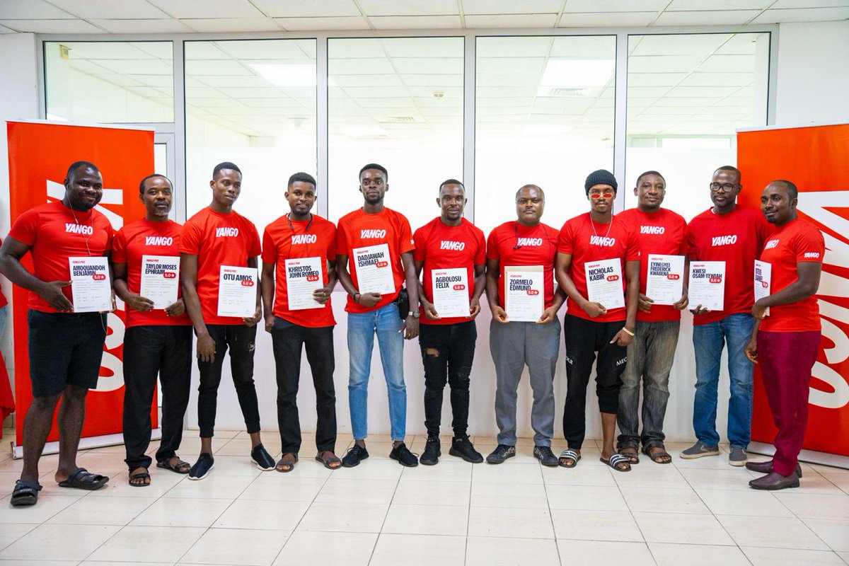 PulseGhana's tweet photo. Yango celebrates top partner drivers for offering great experience to riders #FeatureByYango https://t.co/WySmsLSiDN https://t.co/a4ac4MoZse