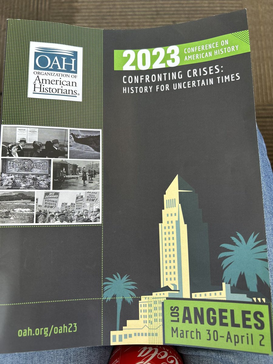 Excited to be in LA (no, not Louisiana 🤣 for my MS peeps, little further West) for #OAH2023!
