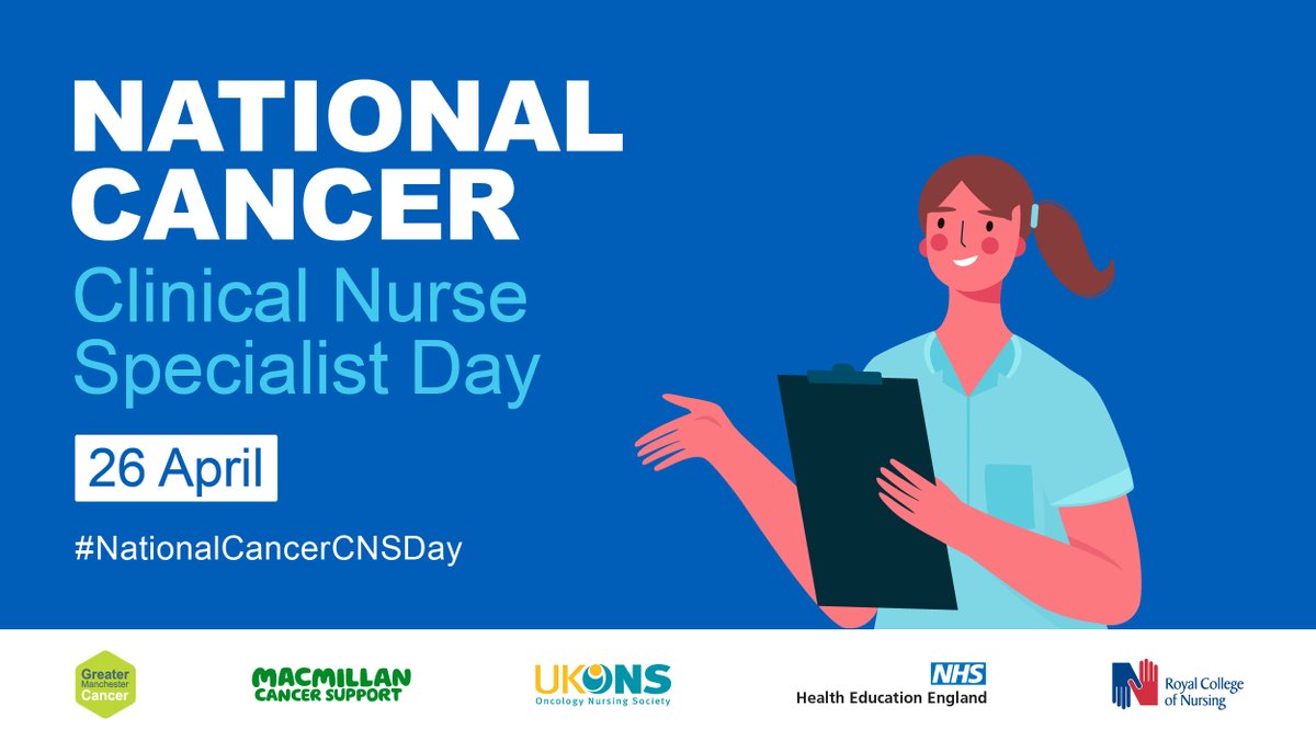 The countdown is on to National Cancer CNS Day!  Search activity across all cancer alliances on 26th April as we come together to show our appreciation for our Clinical Nurse Specialists #NationalCancerCNSDay