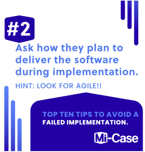 MiCaseTeam's tweet photo. Continuing our Top 10 Takeaways from
@MiCaseTeam's "Numbers Don't Tell the Whole Story" Blog Series.
#2: Ask how they plan to deliver the software during implementation
Check out the full series here: 👇👇
https://t.co/DVeOIEdup0
#offendermanagement #successfulpartnership https://t.co/rTGQZi7NE3
