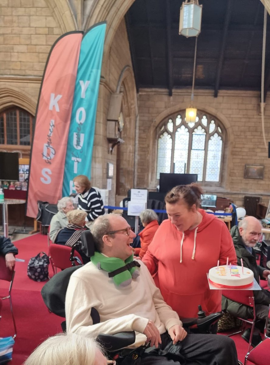 This week at Community Cafe we celebrated our very dear friend Michael Bleakley's Birthday. Michael is a huge supporter of our Community Ministries and for many years presented 'The thought of the day' at Com Caf!

#londonchurch #northlondon #muswellhill #churchinthecommunity