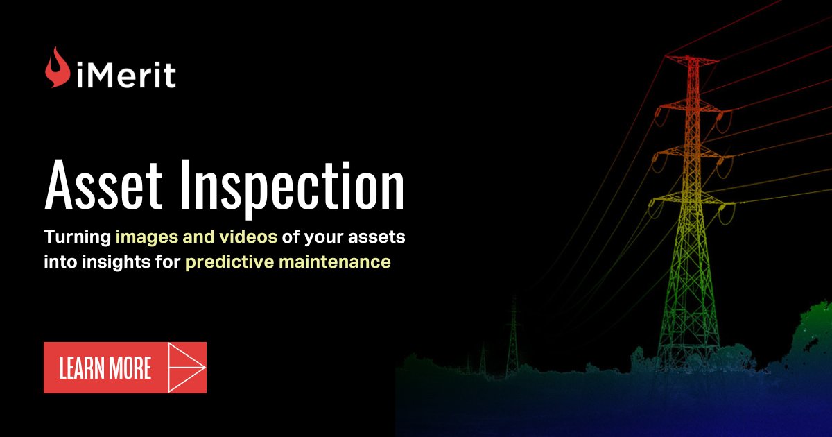 iMeritDigital's tweet photo. With high-quality training datasets curated by expert annotators from our team, we help you improve the efficiency and accuracy of predictive models to reduce the risk of asset failure.

Learn more: https://t.co/efcp6DjXEu   

#assetinspection #predictivemaintenance #digitaltwins https://t.co/bVikbv4LKu