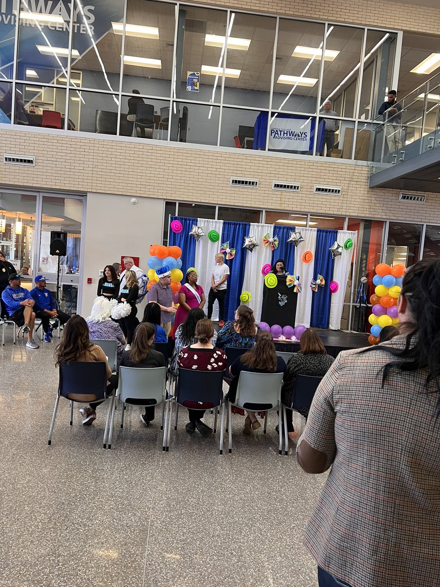 OCPresGDW's tweet photo. Yesterday, the @OdessaCollege Wranglers hosted a ‘Pep Rally’ for our spring sports, softball and baseball! Additionally, the Wrangler family announced the 2023 Homecoming Court. A good time was had by all and that ‘Wrangler Beat’ continues to make a resounding noise! #TeeetOC https://t.co/NeKJFa70a7