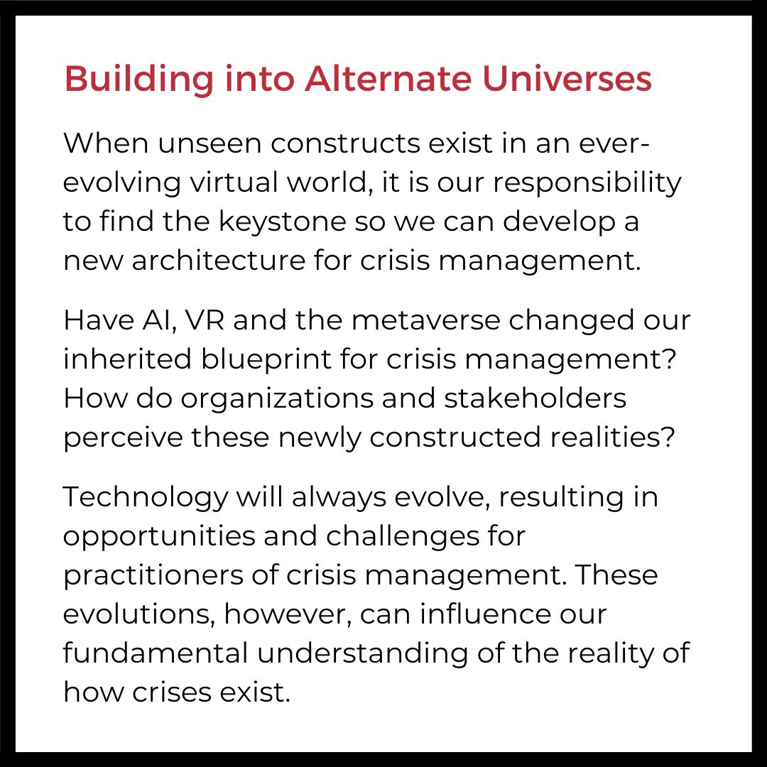 For this week’s CCTT 2023 gathering “Keystone” sneak peek, we are highlighting session 3: “Building into Alternate Universes,” which will discuss the navigation of unseen constructs in an ever-evolving virtual world.