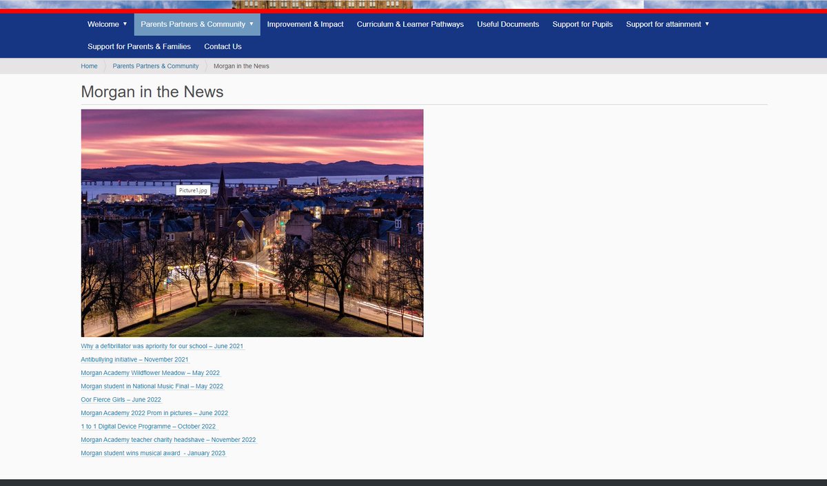 morganacademy1's tweet image. Our website has had a refresh!
While it remains a work in progress, we hope you'll agree its a big improvement. 
morgan.ea.dundeecity.sch.uk