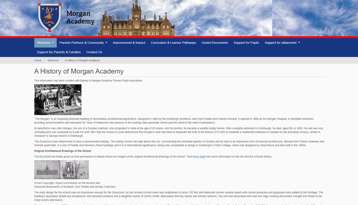 morganacademy1's tweet image. Our website has had a refresh!
While it remains a work in progress, we hope you'll agree its a big improvement. 
morgan.ea.dundeecity.sch.uk