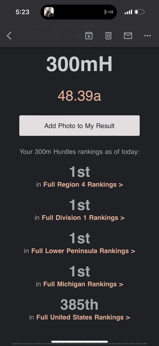 Started the season off with a new PR in all of my events. Cant wait to see how far I’ll go this year! #states