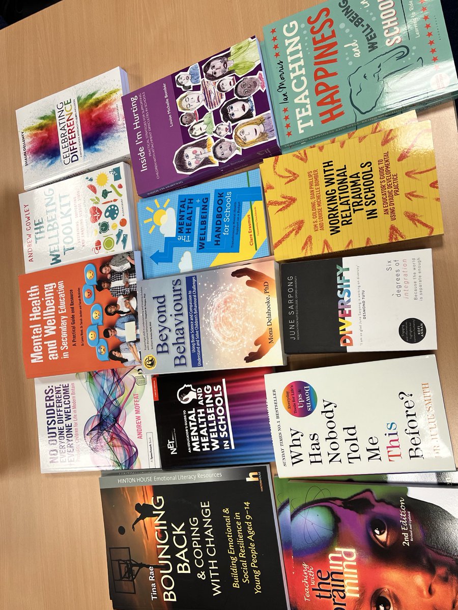 We’ve had an exciting new delivery of books for the staff CLPL library. Plenty of books covering topics such as: LGBT, Inclusion, Trauma, Nurture, Wellbeing and Racism. Please have a look and a read.