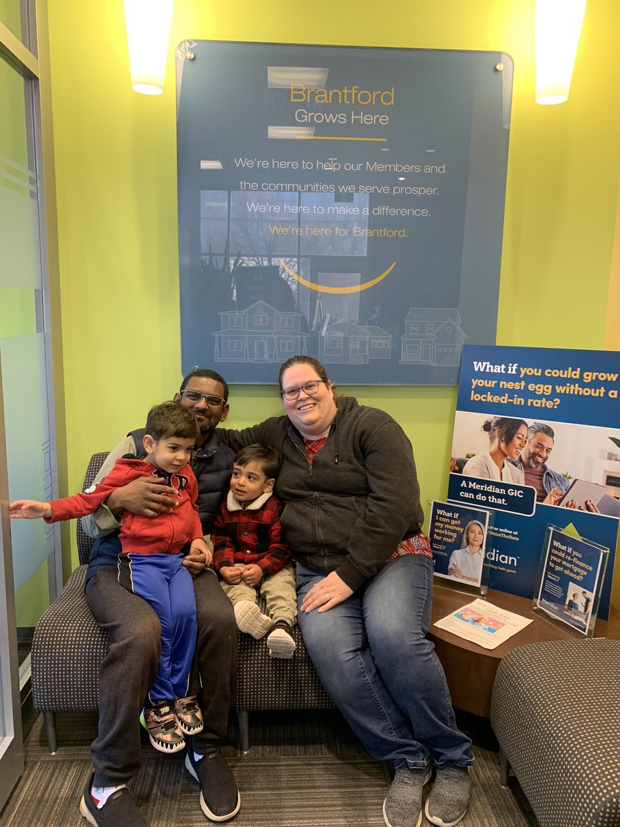 AdakisAngela's tweet photo. @MeridianCU #Brantford welcomed the Fernando family to share their @RMHCSCO Ronald McDonald House story with us❣️ Pay it Forward for Families FUNdraiser. https://t.co/nh058UKvNG
