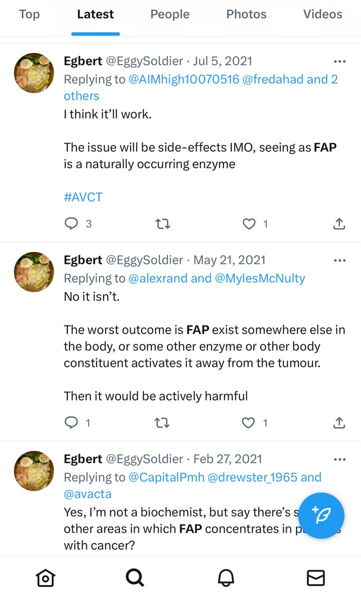 EggySoldier's tweet image. Back in the early days, mid LFD debacle, #AVA6k got moving.
We were lectured by the narcissist that FAP was *only* released in the tumour, so Dox could *only* be cleaved there. A little research showed this was not the case -as I highlighted, several times

2/x