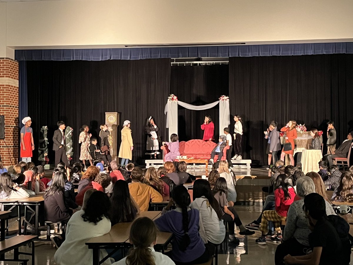Great way to start the day! Attending the <a href="/ClarkMSCougars/">Cougar Pride</a> theater production of “The Red Wedding” 🕵️‍♀️ 🔎