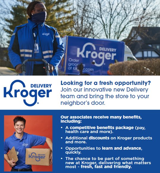 park_garfield's tweet photo. Exciting job opportunities 
@kroger @network14cps @VNetwork10 
#work #hiring https://t.co/V4SeNki466