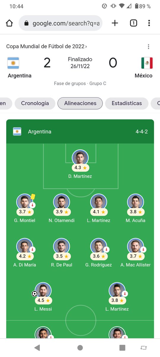 AndenucciAlejo's tweet photo. @Mciri14 @FacuuCabral @juegosimple__ No jugó ni un minuto contra México...  El equipo empezó a jugar cuando salió guido por enzo https://t.co/zOtLgr72V2