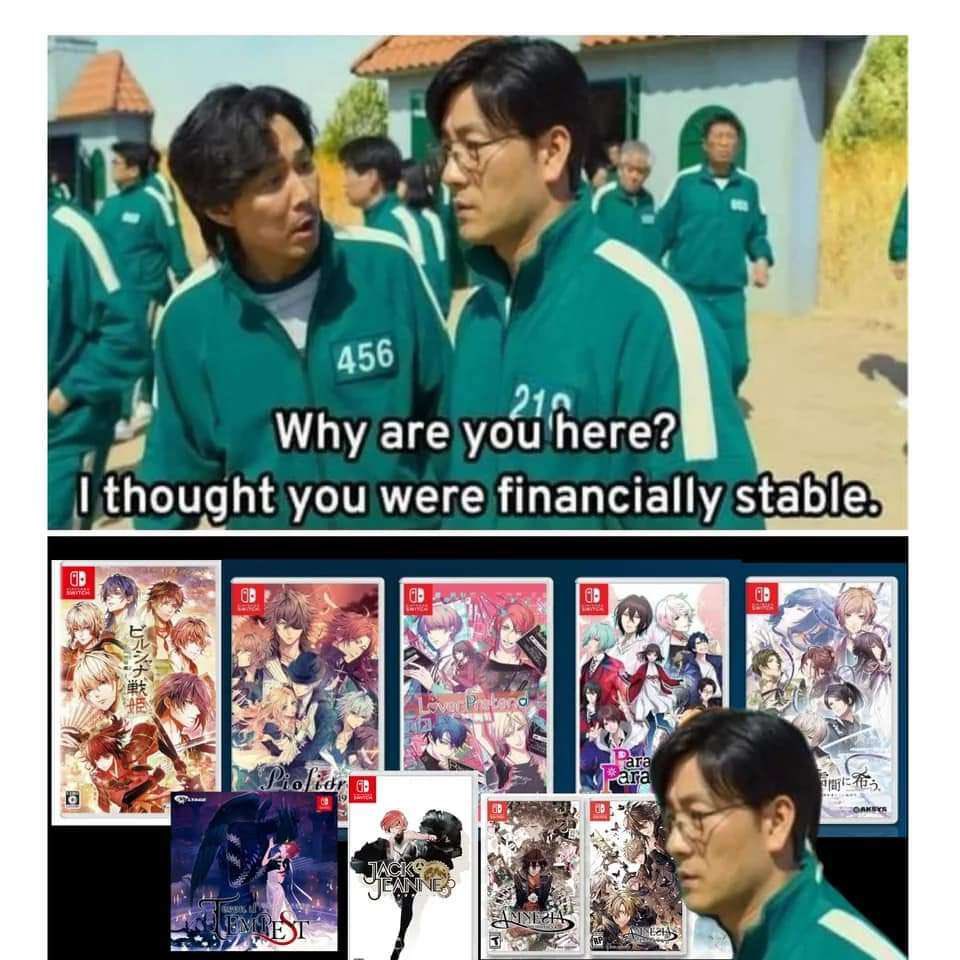 KattieBuggVT's tweet photo. Thx for sharing this with me @foreverkimberly haha I had to share this here
#envtuber #otomegame #2Dmen (I havenβt watched all of squid games, didnβt like but but I know enough that I find this funny) https://t.co/5enQ6SbYxt