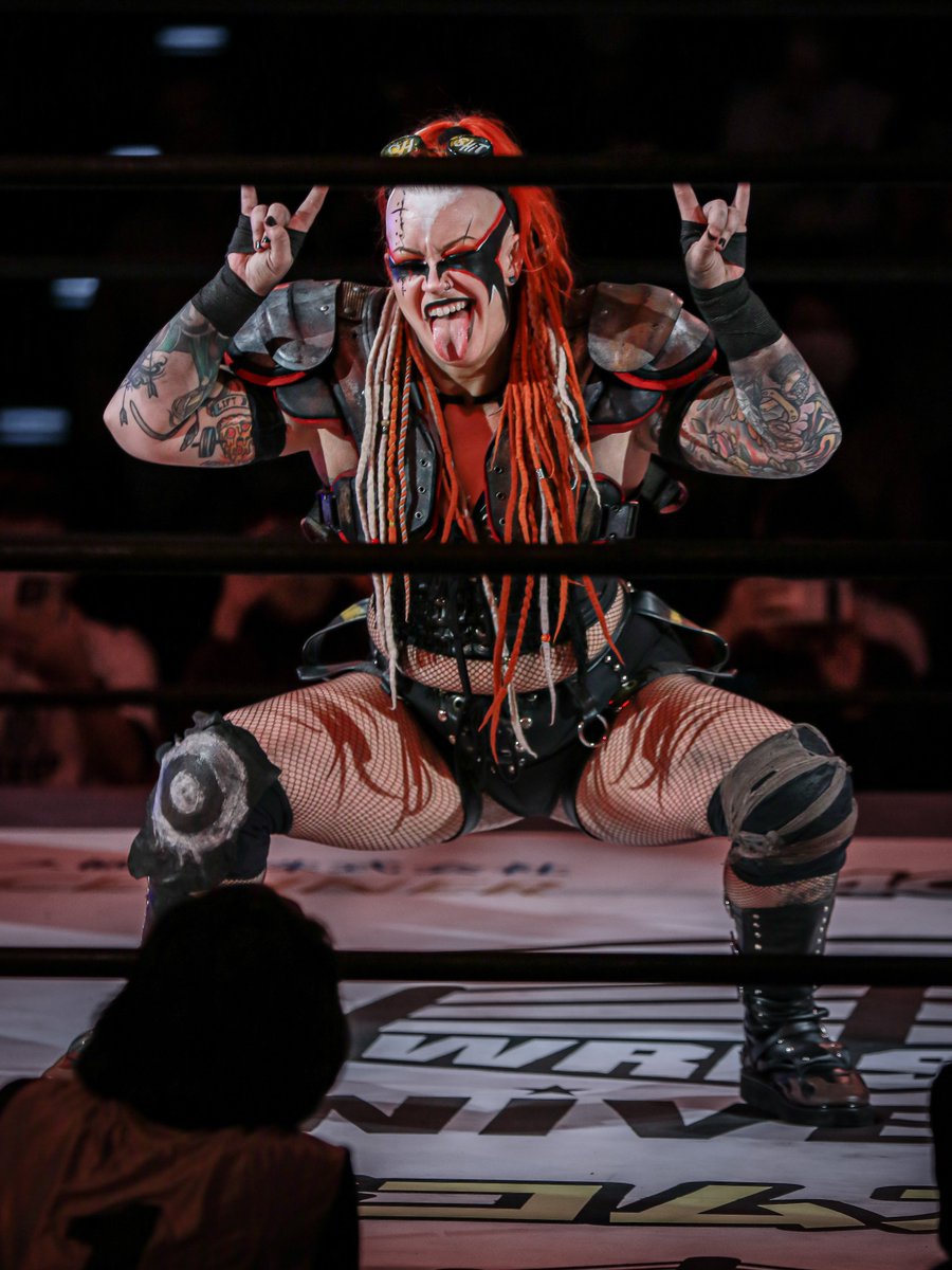 uDaMecchi_photo's tweet photo. 2023.3.21 後楽園ホール

#ddtpro
#JudgementDDT 
#ハイディ・ハウイツァ 選手
#HeidiHowitzer https://t.co/NBdjrphOqy