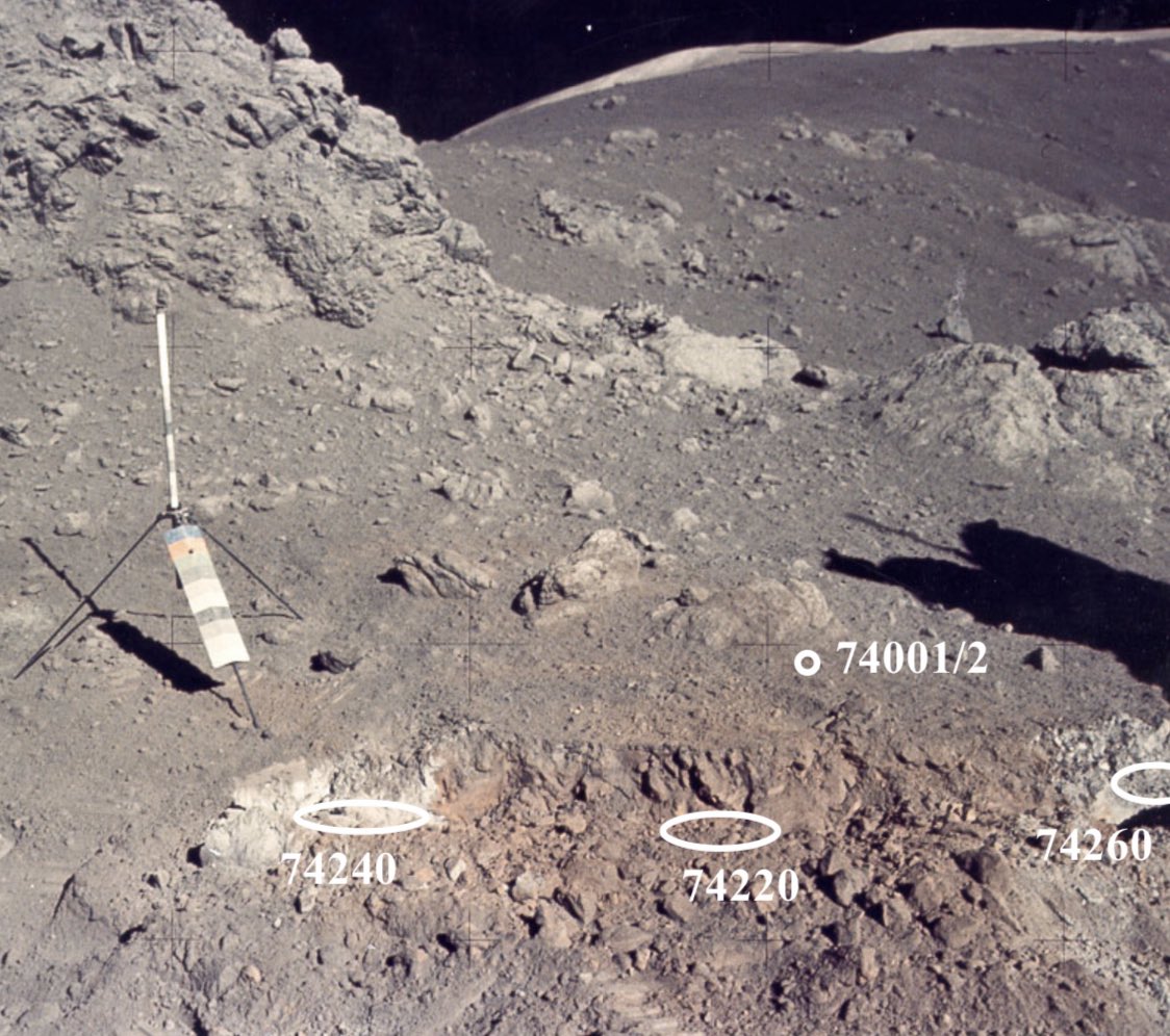 onlybeci's tweet photo. Lunar samples brought from #Apollo17 in 1972.
Via @LucasSa54749430 👍🏻
@MoonHourSocial
#SpaceHour
#NASAHistory
#ApolloMoonMission
▶️https://t.co/n4LyqVykzp
▶️https://t.co/3OS9tFIStQ
▶️https://t.co/N7HvB1Wi6U
Credit: NASA https://t.co/IqoREaFWzQ