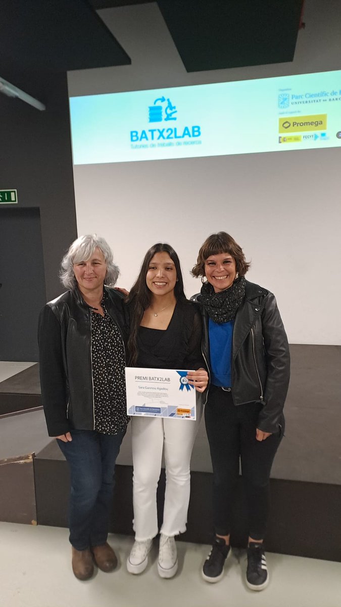 InsJoanot's tweet photo. El Parc Científic de Barcelona atorga un premi a la nostra alumna Sara Gannou Agadou per al seu excel·lent treball de recerca
https://t.co/9wq4BWcgDr
@PCB_UB #Batx2Lab https://t.co/inU3qpfb77
