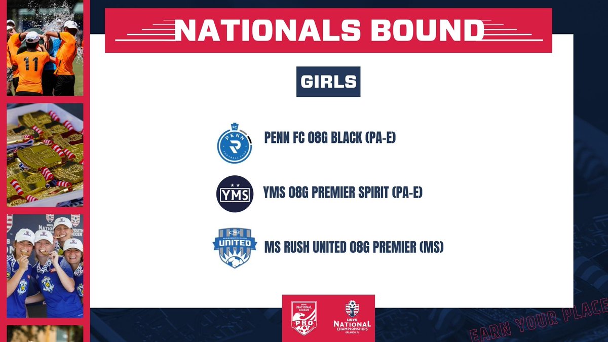 𝐓𝐢𝐜𝐤𝐞𝐭𝐬 𝐏𝐮𝐧𝐜𝐡𝐞𝐝! Congrats to these NL P.R.O. girls teams that secured a spot at Nationals via recent 7th game results!

View all qualifiers ➡️ bit.ly/3YrznVV

#EarnYourPlace | #ROADtoFL