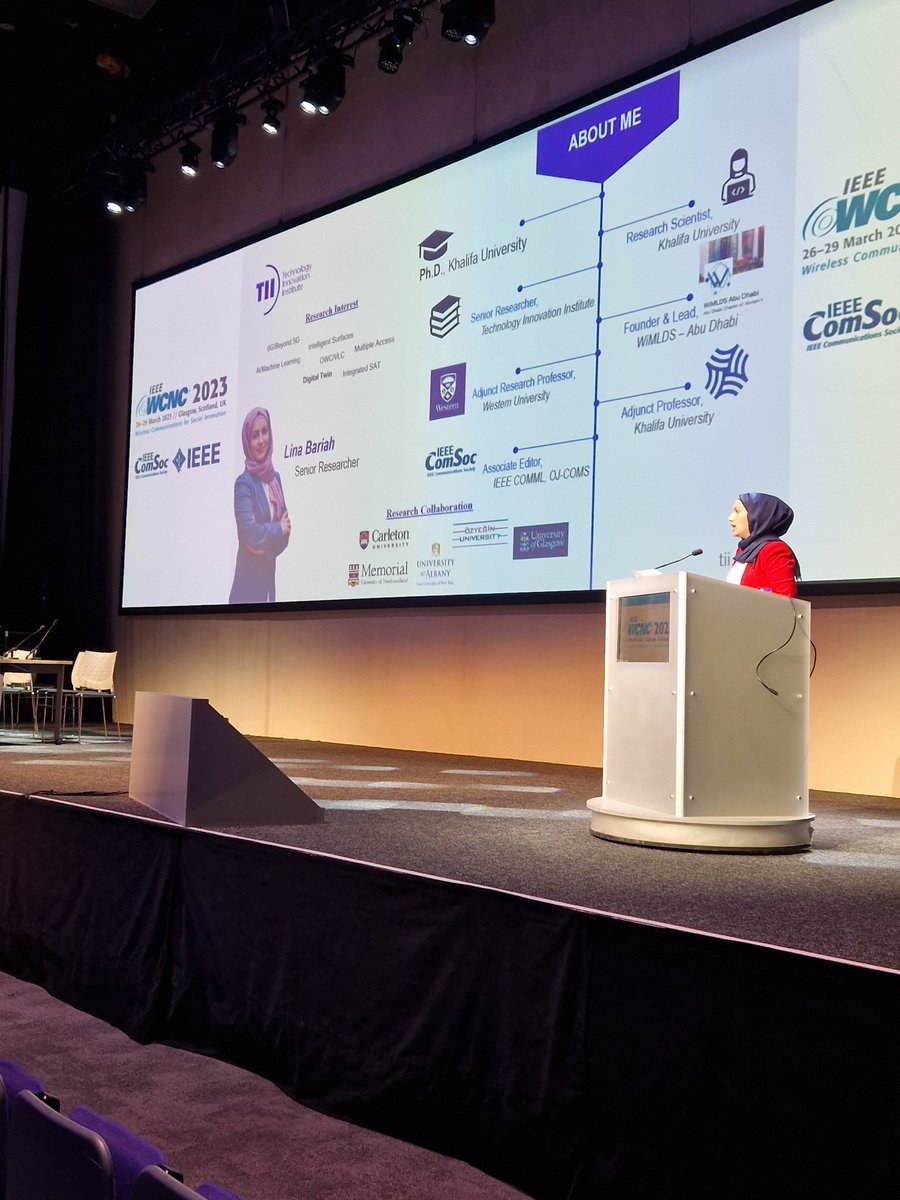 Lina Mohjazi (@lmohjazi) on Twitter photo Wonderful experience co-organising and chairing the #WomeninSmartCommunications event at the flagship <a href="/WCNC_IEEE/">IEEE WCNC</a>. Amazing speakers who shared their raw and honest insights on their career journeys and inspired the audience with their talent!
<a href="/UofGCSI/">UofG CSI Hub</a>
<a href="/UofGSciEng/">UofG SciEng</a> <a href="/IEEEWIE_UK/">IEEE WIE UKI</a> Wonderful experience co-organising and chairing the #WomeninSmartCommunications event at the flagship <a href="/WCNC_IEEE/">IEEE WCNC</a>. Amazing speakers who shared their raw and honest insights on their career journeys and inspired the audience with their talent!
<a href="/UofGCSI/">UofG CSI Hub</a>
<a href="/UofGSciEng/">UofG SciEng</a> <a href="/IEEEWIE_UK/">IEEE WIE UKI</a>
